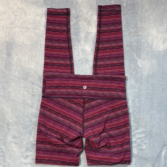 Lululemon Athletica Wunder Under Striped Leggings - Picture 3 of 7